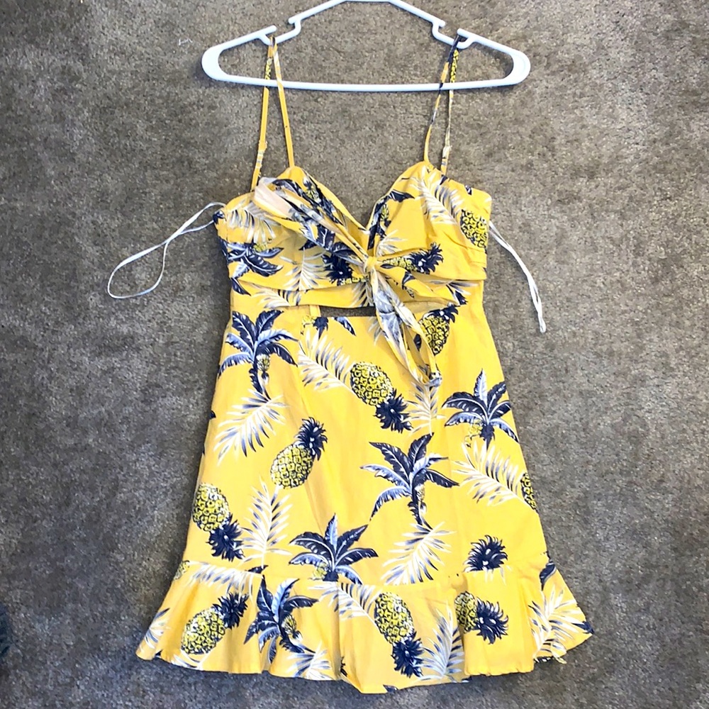 Princess Polly Tropical Cut Out Boutique Dress